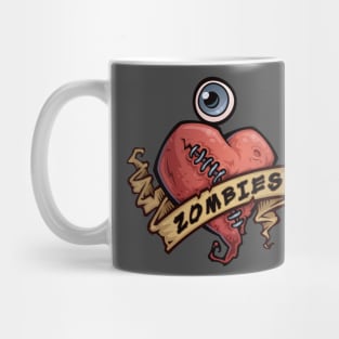 I Love Zombies Mug